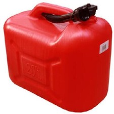 Jerrican plastique rouge Norme UN 20L rouge