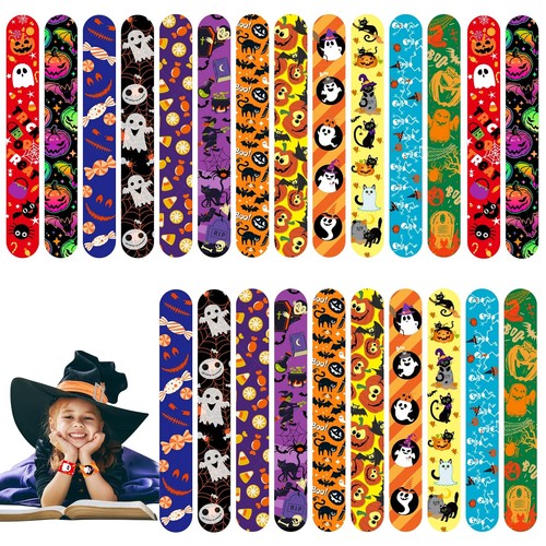 24pcs halloween slap bracelet - 24pcs,