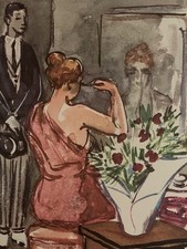 Tableau ancien estampe gravure