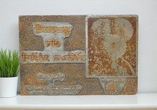 Presse À Imprimer En Bois Métal Vintage Originale Artisanale Ancienne