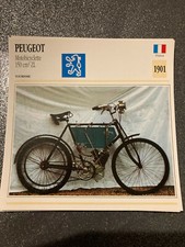 Carte fiche moto - moto, collection