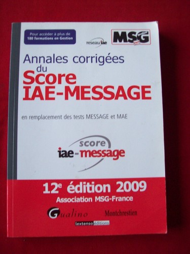 Livre annales corrigées - livre,