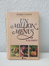 VINTAGE LIVRE DE CUISINE UN MILLION DE MENUS A LA CARTE ED NATHAN 