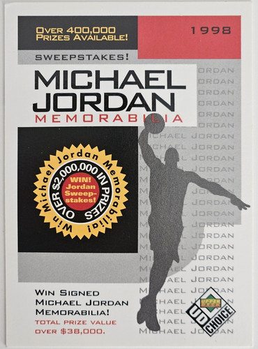 Michael jordan sweepstakes - michael,