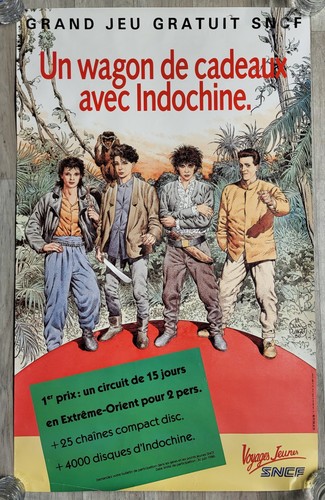 Indochine rare poster - -,
