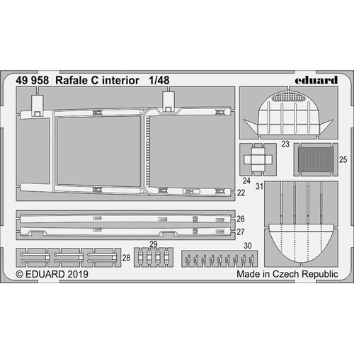 Eduard 49958 rafale interior - rafale, c