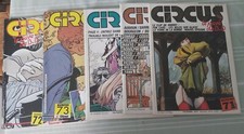 5 magazines Circus ,le pavé de BD, N° 67 ,68,71,72 et 73