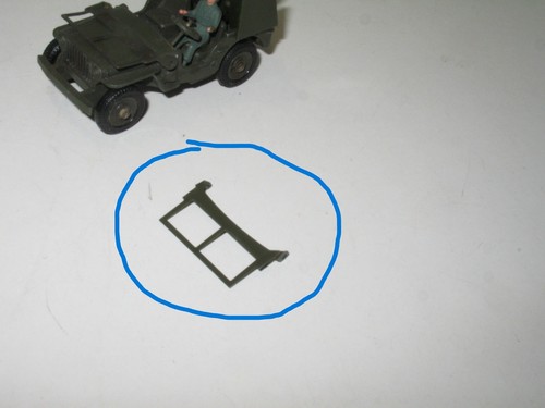 R38 dinky toys pare brise - r38,, toys,