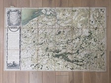1777 - CARTE ANCIENNE - France Belgique - Entoilée - 95 X 60 cm - CASSINI