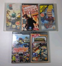 Lot 5 Jeux Video Sony PSP ITA - Tous Fonctionnels Ok Et 3 Complets 
