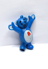 Jouet figurine ours bleu