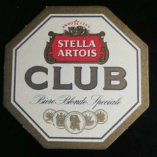 N35 Sous-bock Stella Artois club bière blonde spéciale 