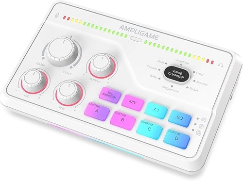 Fifine ampligame sc8w white - fifine,