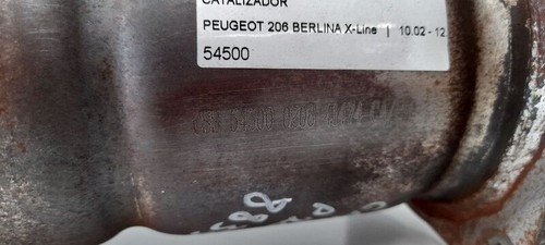 54500 catalyseur peugeot 206 - 54500,