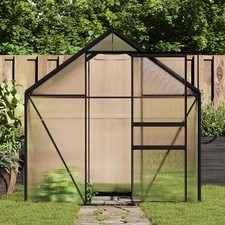 Serre avec Cadre de Base Aluminium 3,61 m² Abri de Plantes Jardin vidaXL