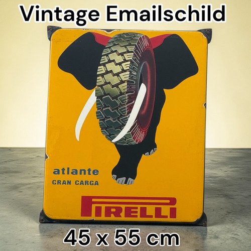 Pirelli vintage plaque - vintage,