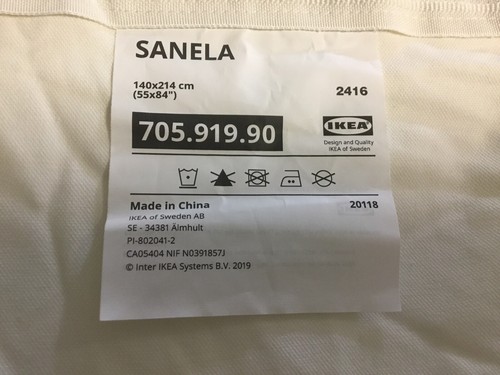 Ikea sanela curtain panel 55 - ikea, 1