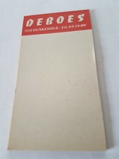 Carnet feuilles bière DEBOES