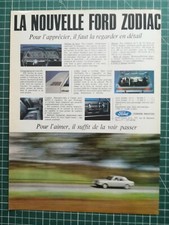 806 belle PUBLICITE ANCIENNE circa 1970 Ford Zodiac