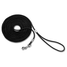 Nobby Laisse Ronde Noire Pour Chiens - Idéale Pour L'Entraînement Et La Liberté