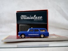 MINIALUXE n° 28-5 Coffret Export GENDARMERIE Peugeot 404 1/43 catalogue neuf 