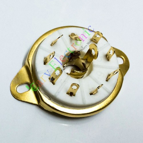 5pc 9pin gold ceramic - gold, vacuum