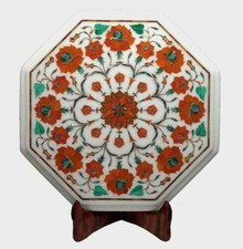 12 " Marbre Côté Table Top