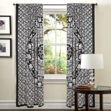 Couverture murale séparateur mandala rideaux indiens cantonnières décor de do...