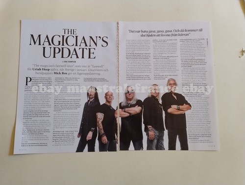 Uriah heep mick box clippings - mick,