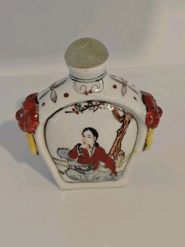 Tabatière chinoise porcelaine - tabatière,