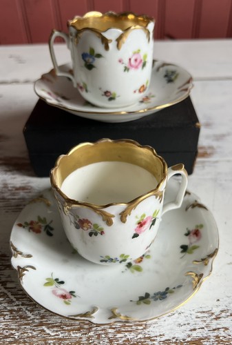 Paire tasse porcelaine de - de,
