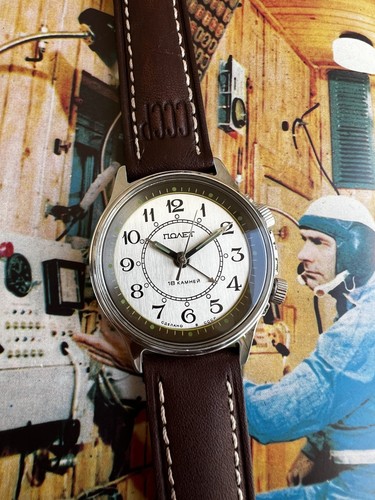 Montre poljot signal alarme - montre,