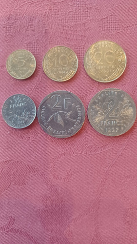 Lot pièces monnaie - 6,