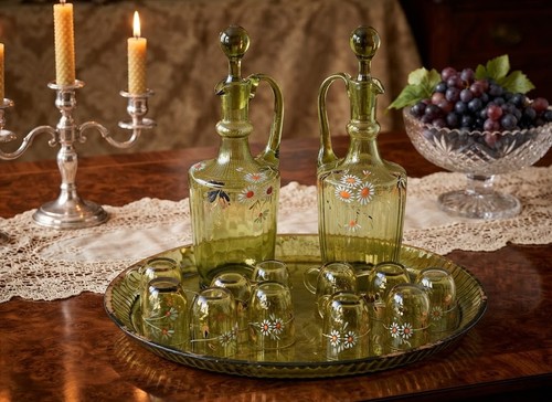 Service liqueur verre - liqueur,