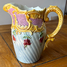 pichet barbotine, art nouveau