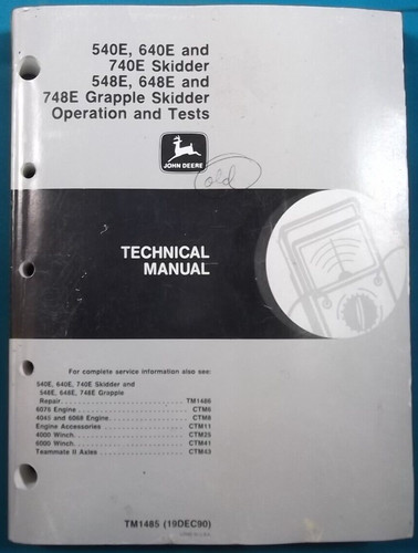 John deere 540e 640e - deere, 548e