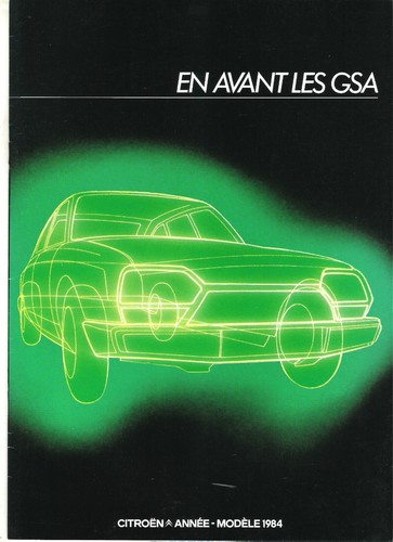 Citroen gsa 1984 dont - -, x3