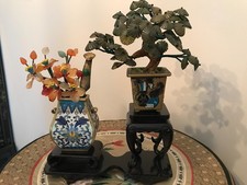 CLOISONNE POT JARDINIERE ARBRE