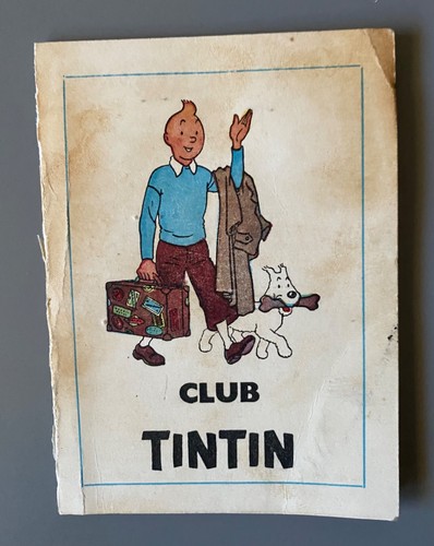 Carte membre club tintin 1950 - carte,