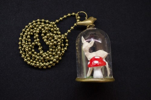 Collier verre forme - forme, cloche