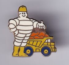 RARE PINS PIN'S .. AUTO CAR PNEU TYRE MICHELIN BIBENDUM CAMION BENNE BTP ~FO