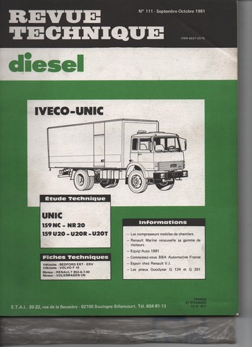 Revue technique diesel unic - revue,