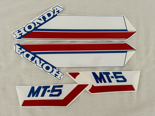 Honda mt50 1980 bleu stickers - mt50,