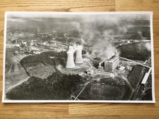 Photo aérienne Lapie année 1950 : centrale thermique de Carling (Moselle)