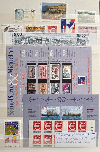 Timbres saint pierre - timbres, et