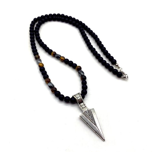 Collier homme 64cm - collier, perles