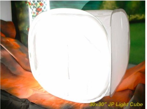 Inch light cube - inch, cm