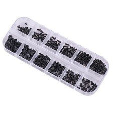 Lot de 240 vis HSS M2, M2.5 et