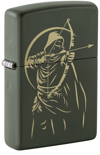 Briquet zippo green matte - green,