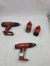 Lot Of 4 Various Hilti Tools, Sf 150-a, 22-a, Non Travail Pour Pièces Ou Repair